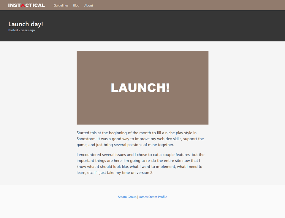 instactical's blog detail screenshot